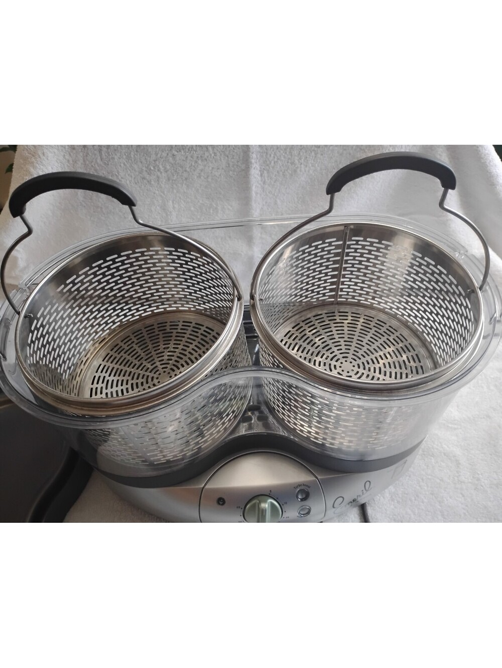 Emeril Turbo Double Steamer 9.5L T-Fal Emerilware With Booklet And Rice Cup - Picture 8 of 8
